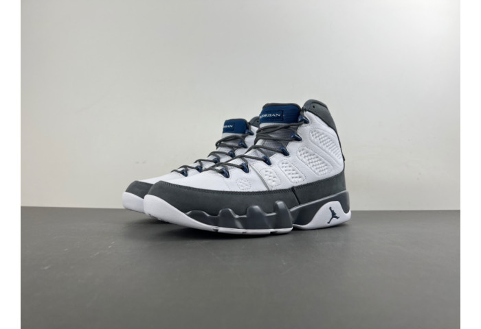 Air Jordan 9 “Flint Grey”Color: White/French Blue-Flint Grey HV4794-100