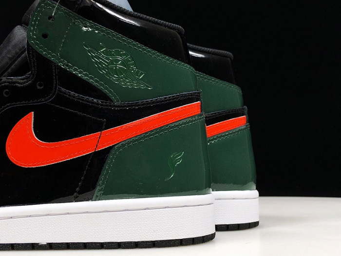 jordan 1 retro high solefly art basel black av3905-038