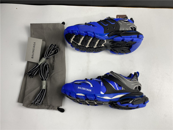 bl tess s. gomma trek low sneakers blue black 120501