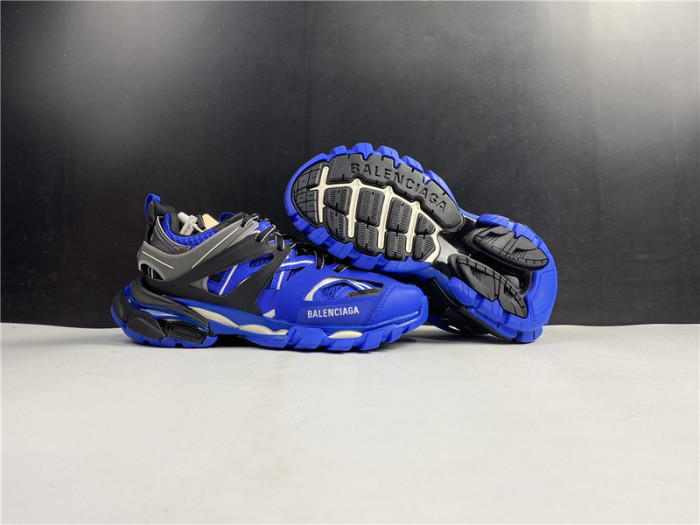 bl tess s. gomma trek low sneakers blue black 120501