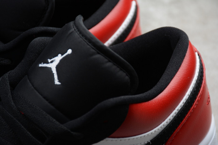 air jordan 1 low black toe 553558-116