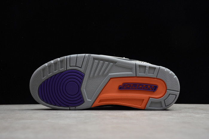 jordan 3 retro black court purple - ct8532-050